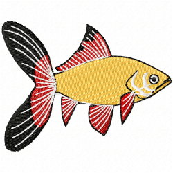 Fishes Embroidery Design 1 Fishes Embroidery Design 1